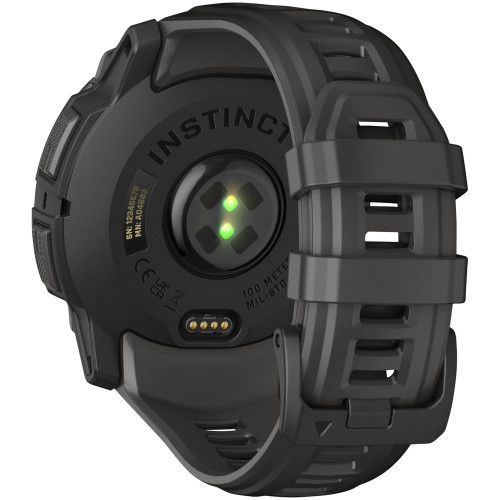 Garmin Instinct 3 50 Amoled Black with Charcoal Silicone