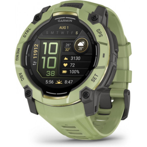 Garmin Instinct 3 50 Amoled Fern Green with Fern Green Silicone