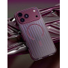 Чехол Защитный VLP Pulse Case c MagSafe для iPhone 18 Pro, темно-вишневый