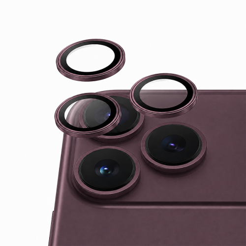Защитное стекло на линзы Keephone Calvin для iPhone 18 Pro / 18 Pro Max, Burgundy