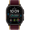 Apple Watch Ultra 4 (2026) 49mm Black Titanium Case with Burgundy Trail Loop