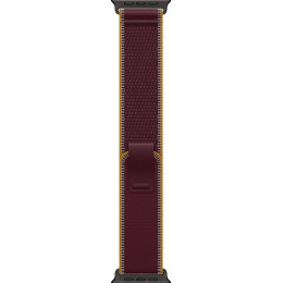 Apple Watch Ultra 4 (2026) 49mm Black Titanium Case with Burgundy Trail Loop