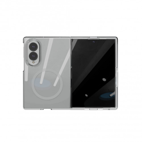Чехол защитный VLP Puro Case с MagSafe для Samsung Galaxy Z Fold 8, прозрачный