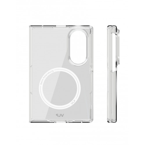 Чехол защитный VLP Puro Case с MagSafe для Samsung Galaxy Z Fold 8, прозрачный