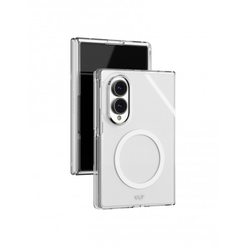 Чехол защитный VLP Puro Case с MagSafe для Samsung Galaxy Z Fold 8, прозрачный