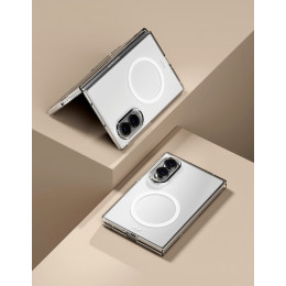 Чехол защитный VLP Puro Case с MagSafe для Samsung Galaxy Z Fold 8, прозрачный