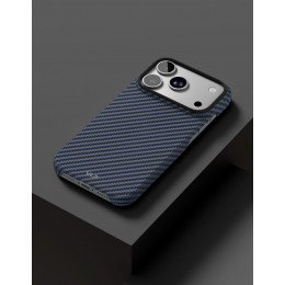 Чехол защитный Kevlar Case с MagSafe для iPhone 17 Pro, Синий