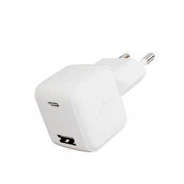 Сетевое зарядное устройство "VLP" G-Charge 30Вт USB/USB-C, PD, QC, белый