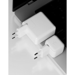 Сетевое зарядное устройство "VLP" G-Charge 30Вт USB/USB-C, PD, QC, белый