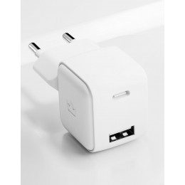 Сетевое зарядное устройство "VLP" G-Charge 30Вт USB/USB-C, PD, QC, белый