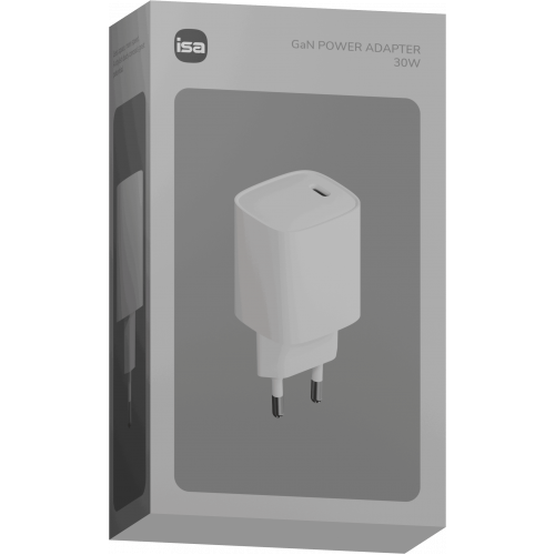 Адаптер питания ISA GaN 30W Type-C