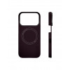Чехол Защитный VLP Kevlar Case c MagSafe для iPhone 18 Pro Max, Темно-вишневый