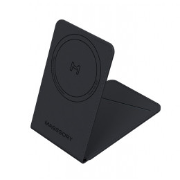Кошелек-картхолдер с функцией штатива Magssory Tripod Magnetic Vlog Wallet, совместимый с MagSafe (Миднайт)