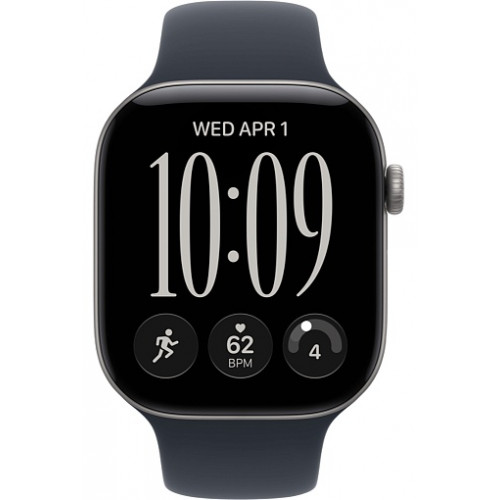 Умные часы Apple Watch Series 12 42mm Space Gray Aluminum Case with Sport Band Navy Blue