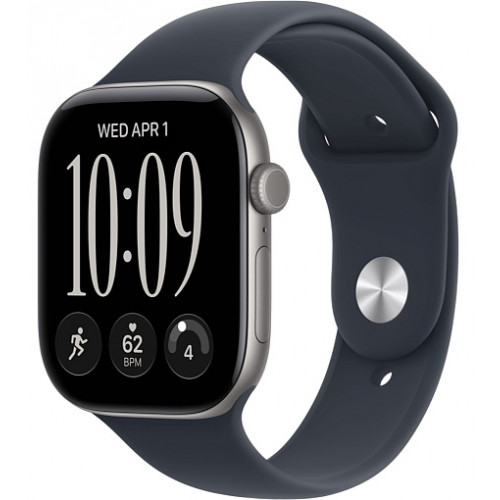 Умные часы Apple Watch Series 12 42mm Space Gray Aluminum Case with Sport Band Navy Blue