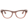 Умные очки Ray-Ban Meta* Skyler Gen 2 Shiny Peach, Фотохромные линзы Clear to Brown Transitions (RW4014)