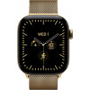 Apple Watch Series 12 42mm Radiant Gold Titanium Case with Milanese Loop Radiant Gold