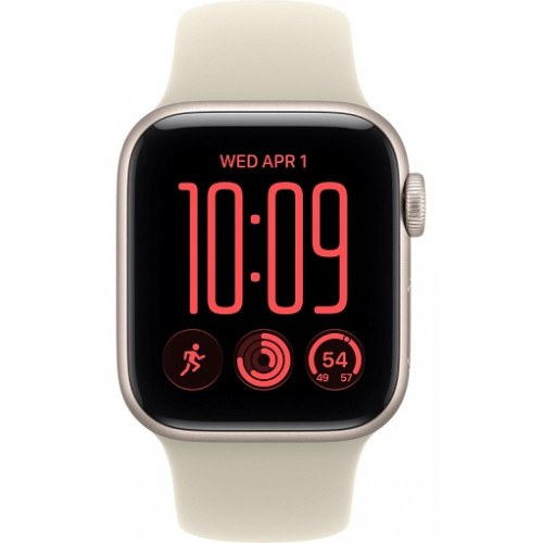 Умные часы Apple Watch SE 3 40mm (2026) Starlight Aluminum Case with Sport Band Sand