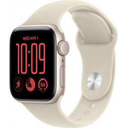 Умные часы Apple Watch SE 3 40mm (2026) Starlight Aluminum Case with Sport Band Sand