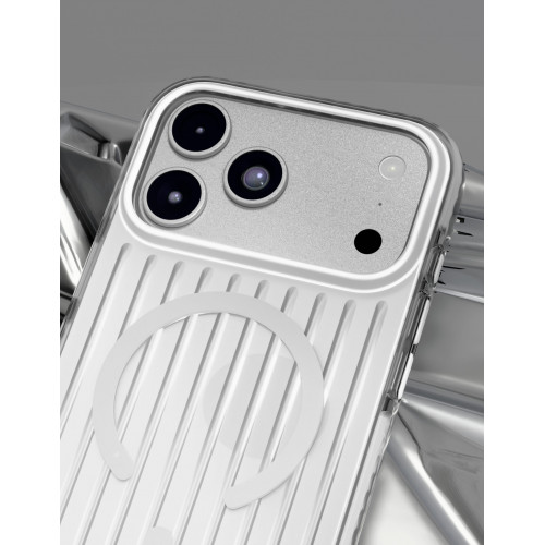 Чехол Защитный VLP Pulse Case c MagSafe для iPhone 18 Pro Max, серебристый