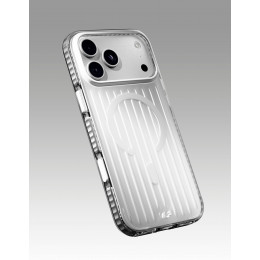 Чехол Защитный VLP Pulse Case c MagSafe для iPhone 18 Pro Max, серебристый