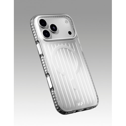 Чехол Защитный VLP Pulse Case c MagSafe для iPhone 18 Pro Max, серебристый