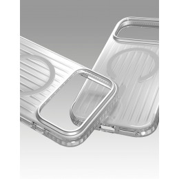 Чехол Защитный VLP Pulse Case c MagSafe для iPhone 18 Pro Max, серебристый