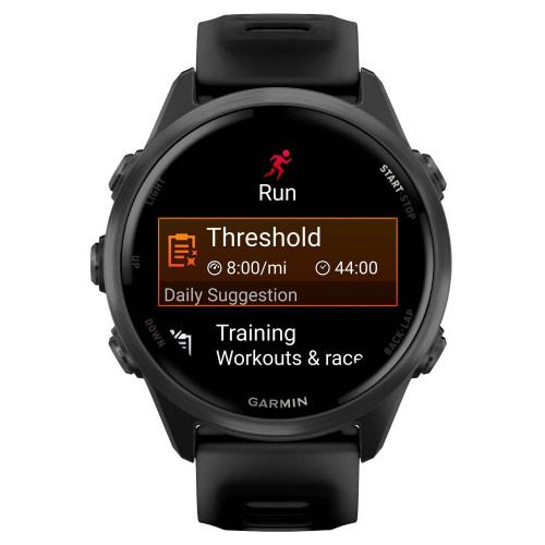 Garmin Forerunner 570 42 Slate Gray with Black Translucent Black Silicone