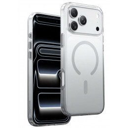Чехол накладка iPhone 18 Pro Max KEEPHONE Magsafe AURORA Pro Grey