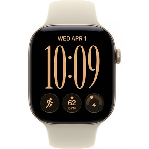 Умные часы Apple Watch Series 12 46mm Light Gold Aluminum Case with Sport Band Sand