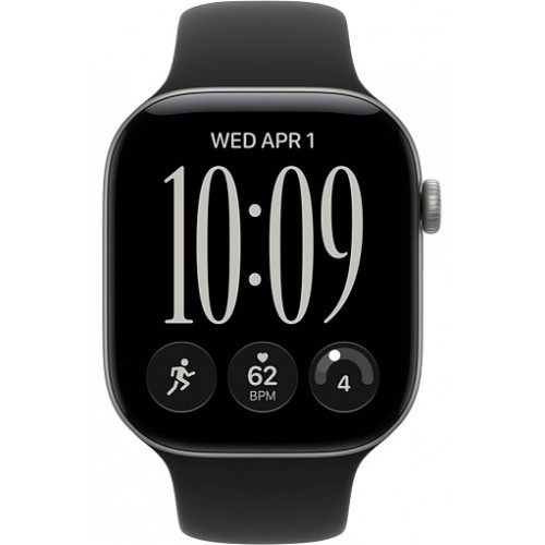 Умные часы Apple Watch Series 12 46mm Space Gray Aluminum Case with Sport Band Black