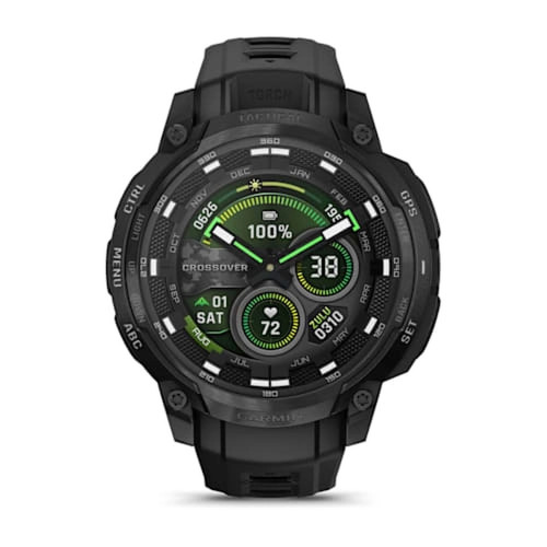 Garmin Instinct Crossover Amoled Tactical Black with Black Silicone