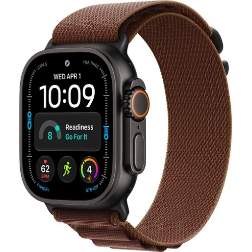 Apple Watch Ultra 4 (2026) 49mm Black Titanium Case with Burgundy Alpine Loop