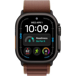 Apple Watch Ultra 4 (2026) 49mm Black Titanium Case with Burgundy Alpine Loop