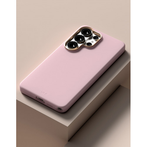 Чехол защитный VLP Aster Pro Case с MagSafe Для Samsung Galaxy S26 Ultra, розовый