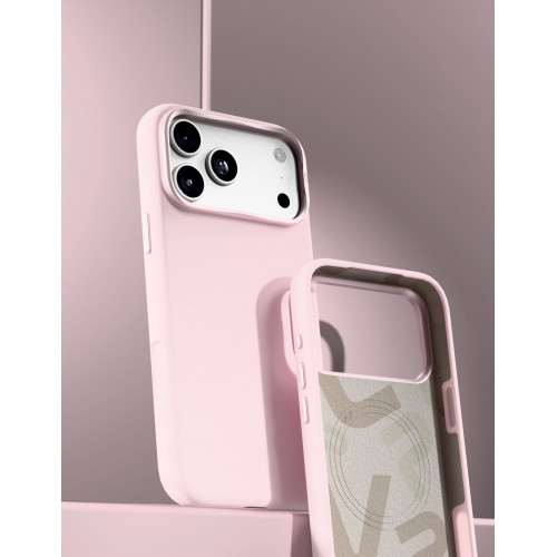 Чехол Защитный VLP Aster Pro Case c MagSafe для iPhone 18 Pro Max, розовый