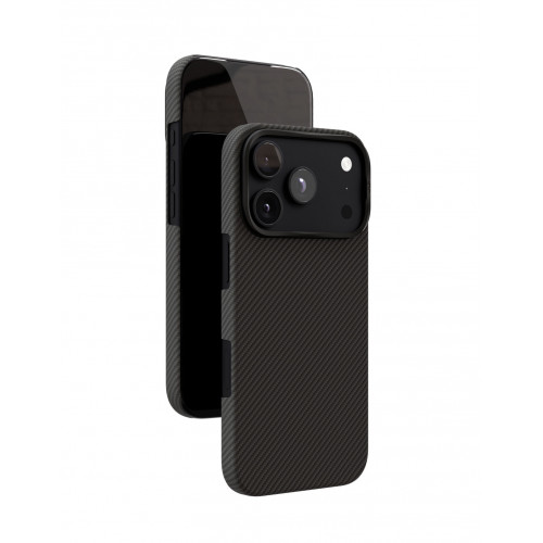 Чехол Защитный VLP Kevlar Case c MagSafe для iPhone 18 Pro, черный