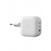Сетевое зарядное устройство "vlp" 65Вт USB-C+USB-C+USB-A PD QC Белый