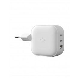Сетевое зарядное устройство "vlp" 65Вт USB-C+USB-C+USB-A PD QC Белый